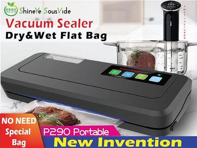 Crownful Automatic Vacuum Sealer Machine, Dry & Moist Food Sealer, Air Sealer Machine with Vacuum Seal Bags