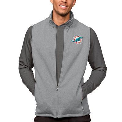 Men's Dunbrooke Black Miami Dolphins Triumph Fleece Full-Zip