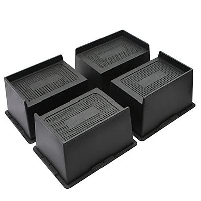 Bed Risers 6 Inch with 4 Raised Edge,Heavy Duty Furniture Risers