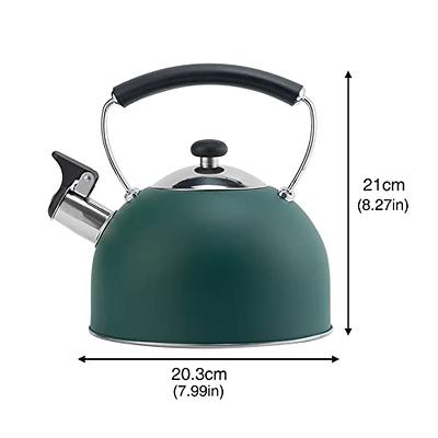 2.5 Liter Whistling Stainless Steel Tea Pot,Tea Kettle for Stove