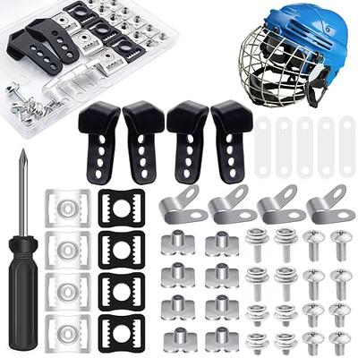 Helmet Facemask Goggle Fastener Ice Hockey Helmet Repair Kit Screw With  Nuts Goalie Helmet Visors Fastener