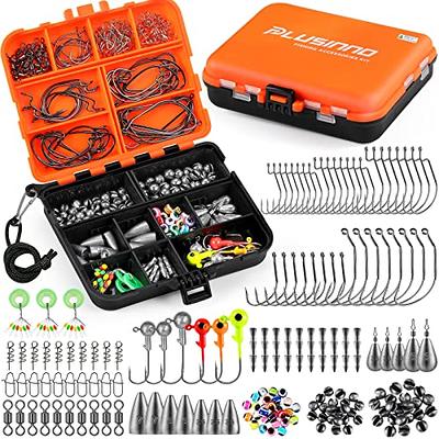 177pcs Fishing Gear Kit Carp Fishing Tackle Box with Hooks Swivel Fishing  Sinker