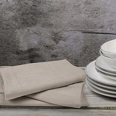 BASIC LINEN NAPKIN (PACK OF 2) - Gray / Beige