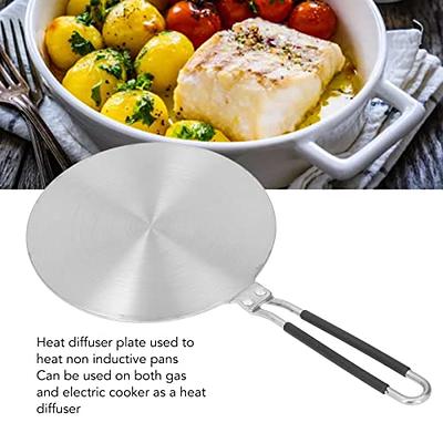Zerodis Gas Electric Cooker Plate, 7.7 inch Induction Interface Disk Evenly  Heating Induction Cooker Adapter Plate Easy to Grip Heat Diffuser Converter  Plate for Kitchen - Yahoo Shopping