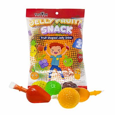 Apexy Jelly Fruit, Tiktok Candy Trend Items, Tik Tok Hit or Miss Challenge,  Assorted Fruit Shaped Jelly, Strawberry, Mango, Apple, Pineapple, Grape.