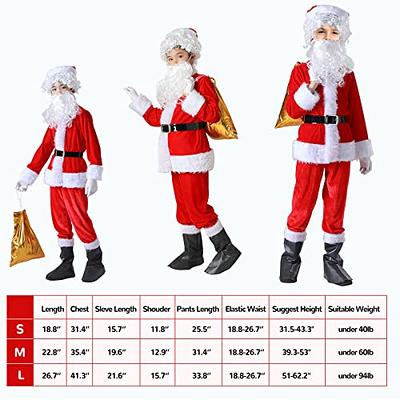  Ruimeier Men Deluxe Santa Costume Suit for Adults