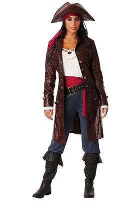  Plus Size Women's Pirate Costume Jolly Roger Flag