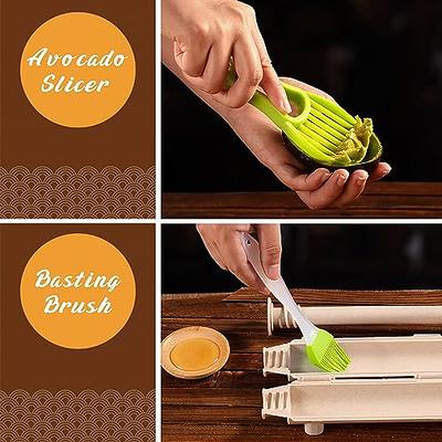 Delamu Sushi Making Kit, Upgrade 22 in 1 Sushi Maker Bazooker Roller Kit  with Bamboo Mats, Chef's Knife, Triangle/Nigiri/Gunkan Sushi Rice Mold,  Chopsticks, Sauce Dishes, Rice Spreader, User Guide - Yahoo Shopping