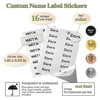 Waterproof Name Labels For School, Daycare, Camp Personalized, HD