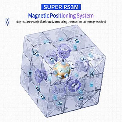 BroMoCube Moyu Super RS3M 2022 Magnetic 3x3 Speed Cube Professional  Stickerless Magnetic Cube Upgraded Version of Moyu RS3M (Magnetic Version)  - Yahoo Shopping