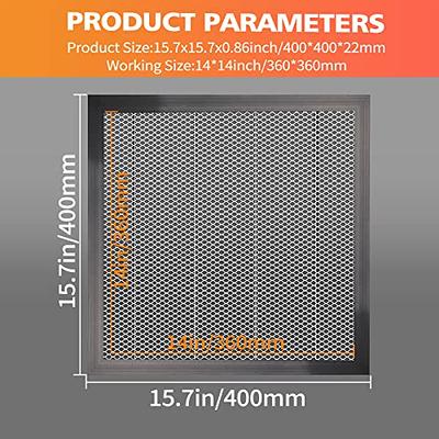 Honeycomb Laser Bed, 400 X 400 X 22 Mm Laser Working Table, Metal Honeycomb  Cutt