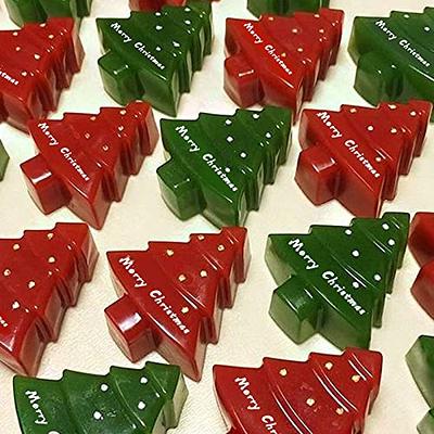 Set of 3 Holiday Christmas Shaped Silicone Ice Cube Soap Making Trays/Molds  - Gingerbread Men/Candy Canes, Snowflakes & Christmas Trees