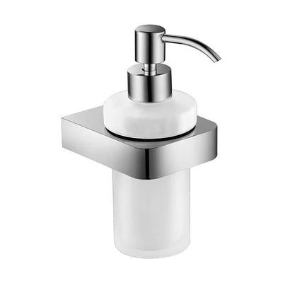 Chrome wall mounted soap dispenser