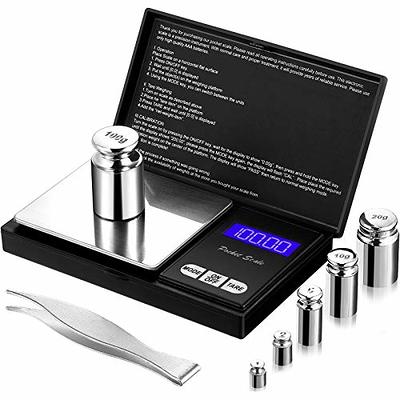 Digital Pocket Scale Set,100 g 0.01 g Mini Scale Electronic Grams