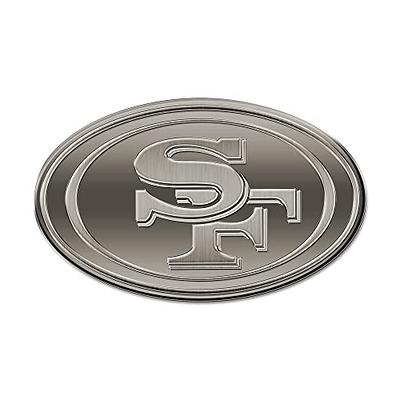 San Francisco 49ers Premium Solid Metal Chrome Plated Car Auto