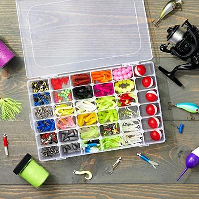 3 Pack Jewelry Organizer Box for Earrings, Clear Plastic Bead Storage Containers