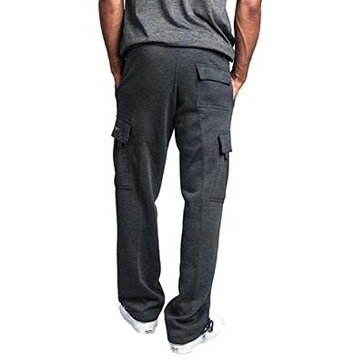 Men's Heavyweight Fleece Cargo Sweatpants Stretch Elastic Waist Jogger  Pants 2023 Outdoor Sports Trousers with Pockets : : Clothing,  Shoes 