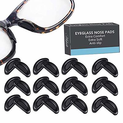 4pcs Eye Glasses Nose Pads, Stick On Anti-slip Soft Silicone