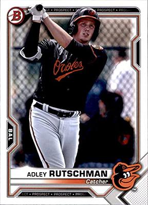 Adley Rutschman Baltimore Orioles Unsigned MLB Debut Catching Photograph