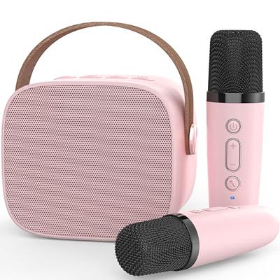  Toys for Girls Karaoke Microphone - Portable Wireless Bluetooth  Karaoke Mic Machine with Flashlights, 3 4 5 Year Old Girl Birthday  Gifts,Kids Toys for 6 7 8 9 10 Year Old Girl Stuff Teen : Toys & Games