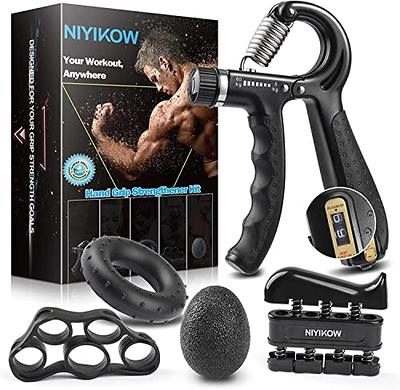 Adjustable Hand Grip Strengthener Workout Kit - FitBeast