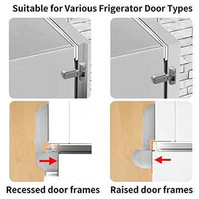 VSTM Fridge Lock for Kids and Toddlers, Child Proof Refrigerator Lock, Baby  Safety Freezer Latch Lock Apply to Max 1(25mm) Sealing Strip,  Automatically Lock While Closing The Door(1pc, Grey) - Yahoo Shopping