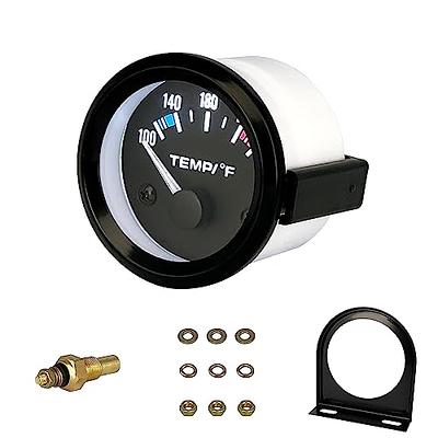 GoolRC 52mm Water Temperature Gauge Car Digital Meter LED Display 9-36V  with Temperature Sensor Alarm Function - Yahoo Shopping