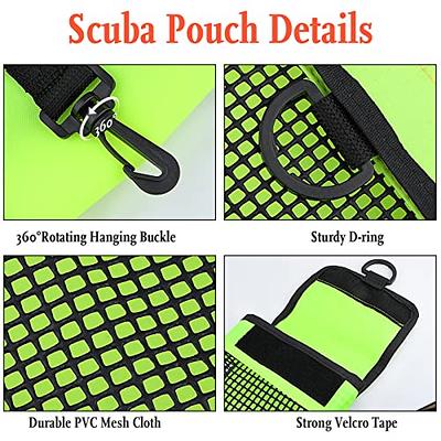 Scuba Diving Gear Bag, Finger Reel/SMB Safety Surface Marker Buoy Mesh  Storage Pocket, Snorkeling Equipment Holder Carry Pouch Fluorescent Yellow  - Yahoo Shopping