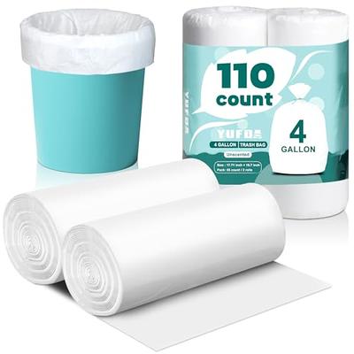 2.5 Gallon 80 Counts Strong Drawstring Trash Bags Garbage Bags by RayPard,  Small Plastic Bags, Trash Can Liners for Home Office Kitchen Bathroom