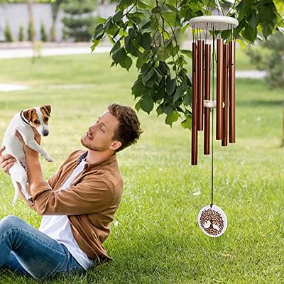 Wind Chime Stake Wind Chimes for Loss of Loved One Engraved Bell