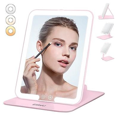 Vanity Mirror 18 Led Light Bluetooth Speaker Connected to Mobile Phone 10x  Magnification USB Port Adjustable Light Female Makeup