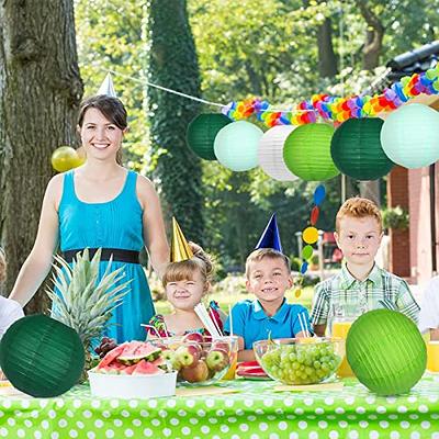 TKEJZu Green Crepe Paper Streamer 492 Feet 6 Rolls Green Crepe Streamers Spring Party Backdrop Decor for Green Theme Birthday Wedding Baby Shower