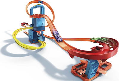 Hot Wheels Sky Crash Tower Motorized Track Set with Car, Stores 20+ 1:64  Scale Cars - Yahoo Shopping