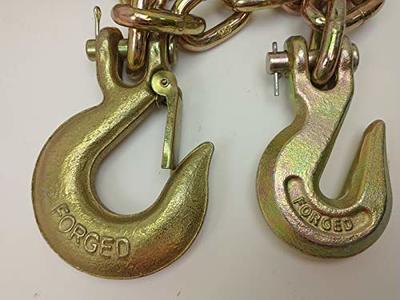 Heavy Equipment Flatbed Binder Chains with Clevis Grab or Slip