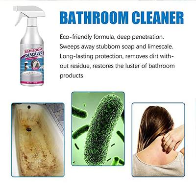 XGBYR Bathroom Descaler Spray, Stubborn Stains Cleaner,Shower Spray Cleaner  Daily No Rinse,Stubborn Stains Cleaner, Bathroom Foam Cleaner, Bathroom  Cleaning Spray, Limescale Cleaner Shower (2 PCS) - Yahoo Shopping