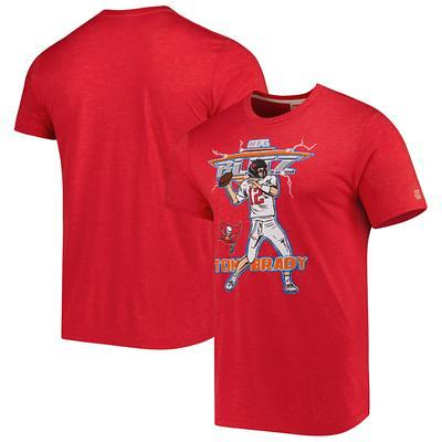 Tom Brady Tampa Bay Buccaneers Homage NFL Blitz Player Tri-Blend T-Shirt -  Heathered Red