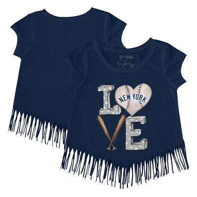 New York Yankees Tiny Turnip Infant Dirt Ball T-Shirt - White