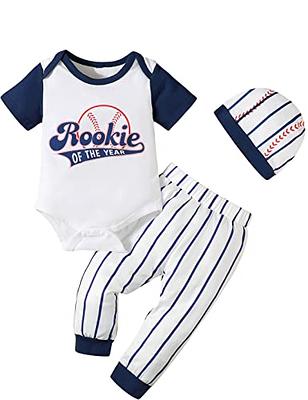 1st Birthday Boy Outfit Baseball One Year Old Rookie of the 