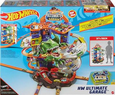 Hot Wheels Toy Car Track Set City Track Pack, 10 Component Parts, 1:64  Scale Vehicle