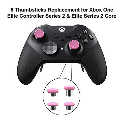 EASEGMER Replacement Thumb Sticks for Xbox One Elite Controller, 6