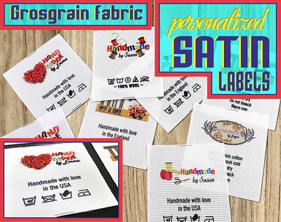 Custom Satin Clothing Labels, Custom Fabric Labels, Logo Labels, Clothing  Garment Tags - Add Your Logo, Personalize -Pre-Cut - Yahoo Shopping