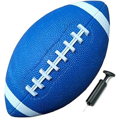 HAGAVALA Mini Footballs for Kids 5-7, 3 Packs 7.5 inch, Child's American Football Soft and Extra Grip, Sports Inflatable Balls,Grip It Waterproof