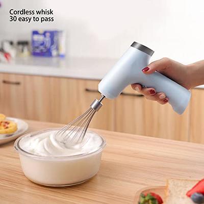 GUALIU Electric Hand Mixer with Stainless Steel Whisk, Dough Hook  Attachment and Storage Bag, Handheld Mixer for Baking Cakes, Eggs, Cream  Food Mixers. Turbo Boost /5 Speed Kitchen Blender GREEN - Yahoo Shopping