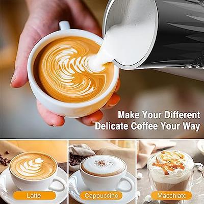 Automatic Milk Frother 4 Modes Electric Milk Steamer for Making Latte  Cappuccino Coffee Frothing Foamer Kitchen Milk Warmer Tool