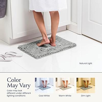  BELADOR Bathroom Rugs Sets 2 Piece - Plush Bath Mat Set  Quick-Dry Soft Chenille Bathroom Mat with Rubber Backing, Absorbant  Bathroom Rug Set, Washable Bath Rugs for Bathroom- Bath Mats 24x17 +