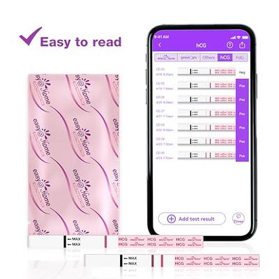 Easy@Home 40 Pregnancy Test Strips with 40 Large Urine Cups - Accurate