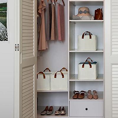 GRANNY SAYS Clothing Storage Bins for Closet with Handles