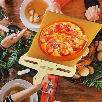 TJDQUOLI Sliding Pizza Peel - Pala Pizza Scorrevole, Sliding Pizza Shovel,  Pizza Transfer Slider, Pizza Peel Slider, Magic Pizza Peel, Effesto Pizza  Peel (1PCS) - Yahoo Shopping