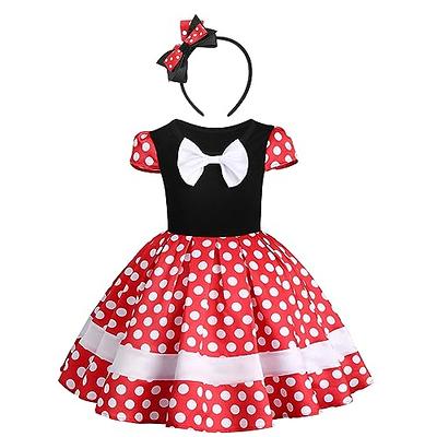  IBTOM CASTLE Christmas Costume for Girls, Kids Santa's