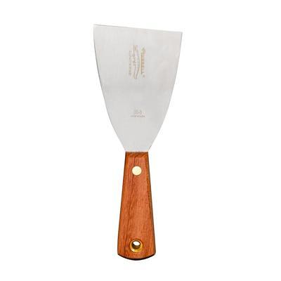 Dexter Russell 3S-4 4 Pan Scraper w/ Rosewood Handle, Carbon Steel